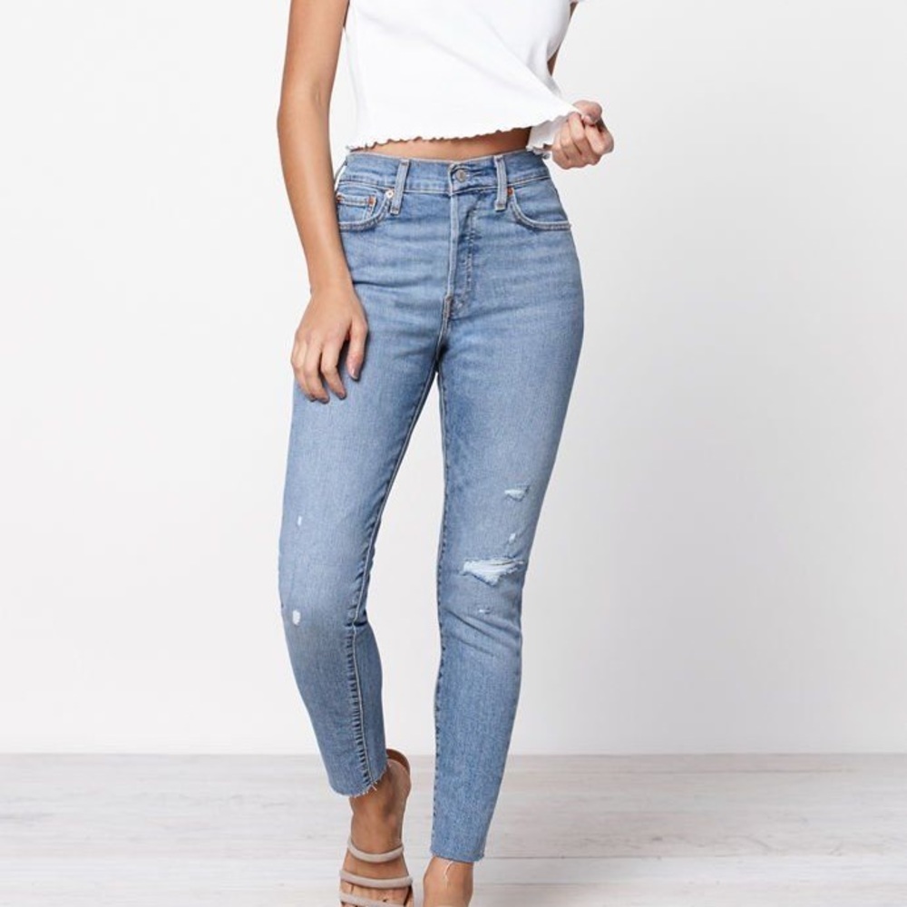 Levi’s wedgie skinny jeans high waisted